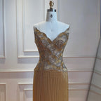 Kosovo Haute Couture Hand-beading Tassels Mermaid Evening Dress LA73748