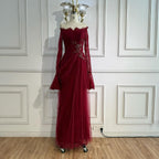 Luxury Light Pink Mermaid Lace Beaded Evening Dress CLA72910
