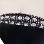 Luxury Pink Beaded Feather A-Line Off-Shoulder Evening Dress LA73510