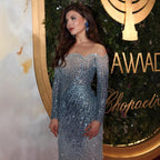 Luxury Blue Crystal Beaded Mermaid Evening Dress For Formal Wedding Party LA73544