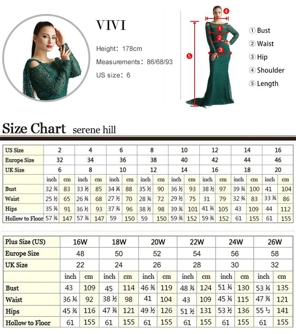 Luxury Dubai Designer Modest A-Line Blue Lace Beaded Evening Dresses CLA72704