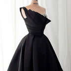 Arabic Satin Simple Style Ball Gown Evening Dress CLA72741