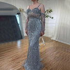 SERENE HILL Luxury Beaded Mermaid Evening Dress CLA71650