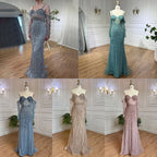 SERENE HILL Luxury Beaded Mermaid Evening Dress CLA71650