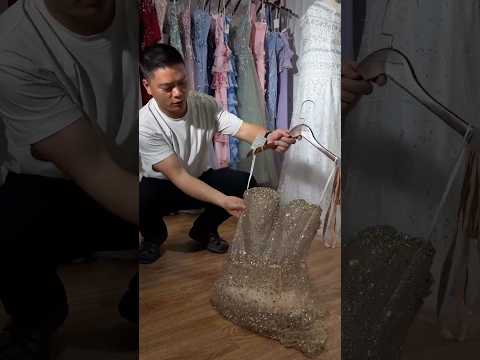 Luxury Arabic Gold Strapless Crystal Beaded Evening Dress CLA73492